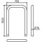 Guard hoop |  76 x 2,6 mm | without cross bar | for casting in concrete | total width: 750 mm | total height: 1000 mm | hot-dip galvanized